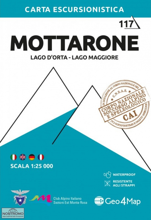 117 MOTTARONE | Geo4map hiking map