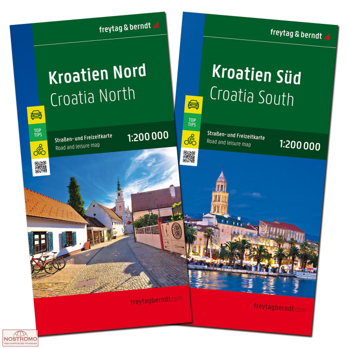 CROATIA NORTH & SOUTH | Freytag & Berndt road  maps