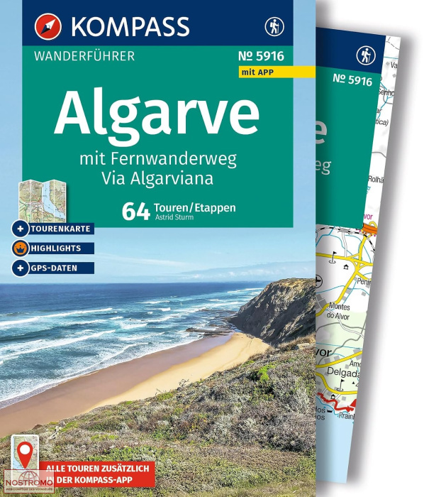 ALGARVE - VIA ALGARVIANA | guide de randonnée Kompass