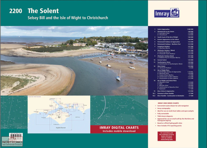 2200 LE SOLENT | cartes marines Imray