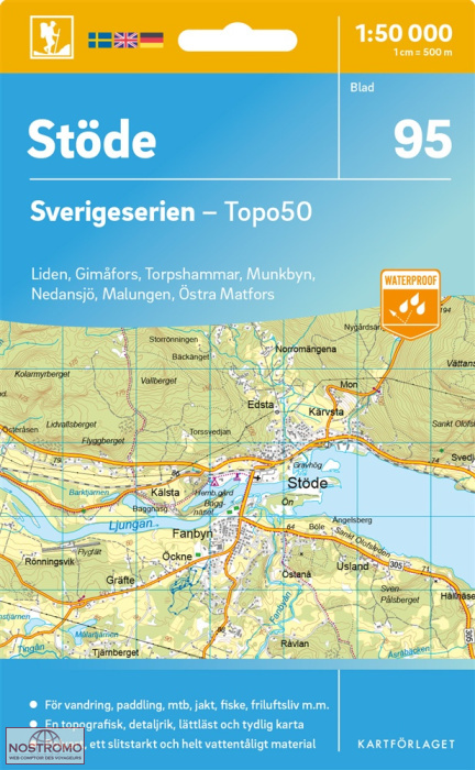 095 STÖDE | carte topographique Kartförlaget