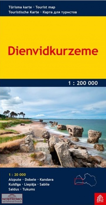 LATVIA SOUTHWEST | Jana Seta road map
