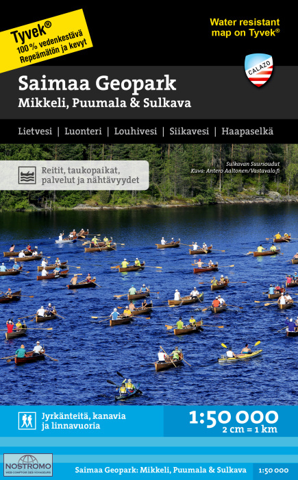 SAIMAA GEOPARK - MIKKELI, PUUMALA & SULKAVA | Calazo hiking map