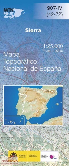 0907-4 SIERRA | carte topographique CNIG