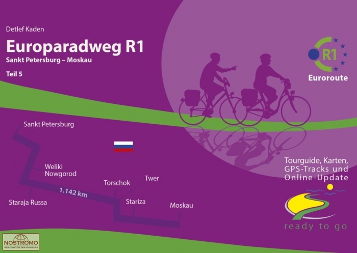 EUROPARADWEG R1 - VOL. 5 : ST. PÉTERSBOURG-MOSCOU | guide de cyclotourisme Detlef Kaden