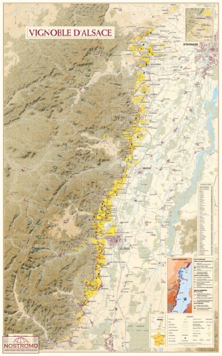 VIGNOBLE D'ALSACE | Benoit France map