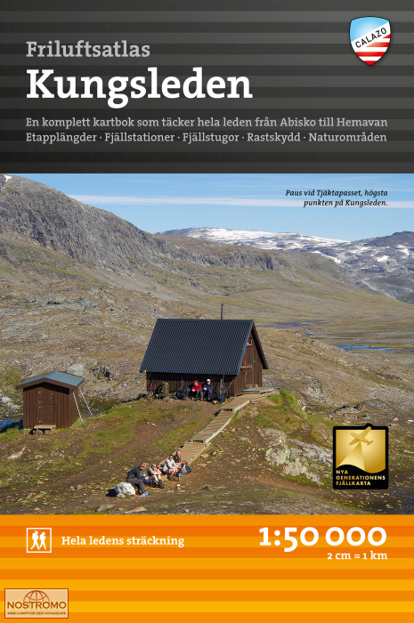KUNGSLEDEN | Calazo hiking maps atlas