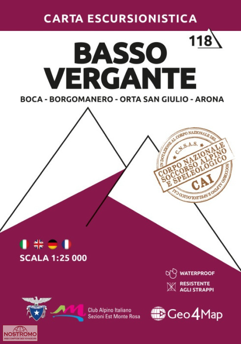 118 BASSO VERGANTE | Geo4map hiking map