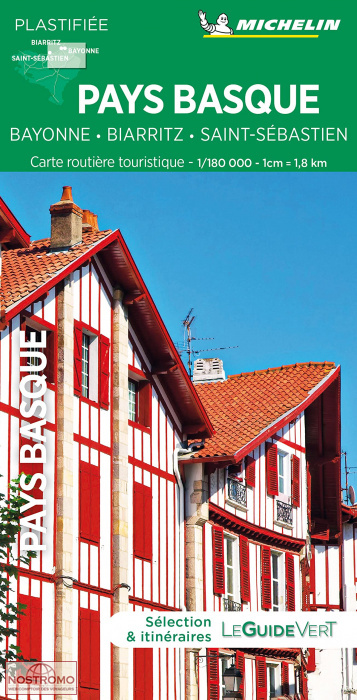 PAYS BASQUE - BAYONNE-BIARRITZ-SAINT-SÉBASTIEN | carte touristique Michelin