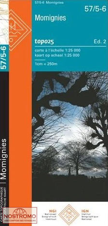57/5-6 MOMIGNIES | NGI/IGN topographical map