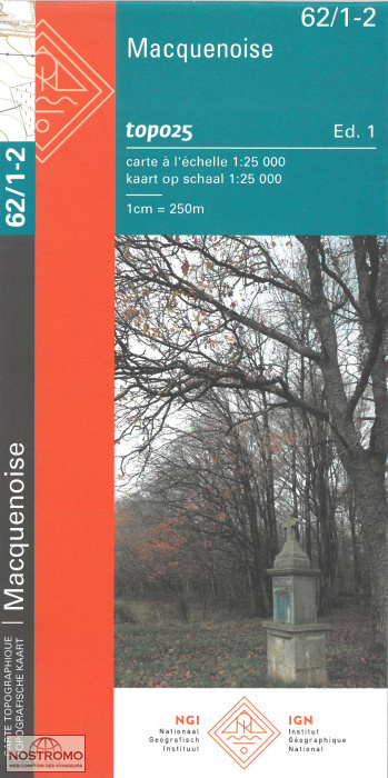 62/1-2 MACQUENOISE | carte topographique NGI/IGN