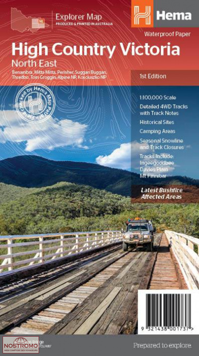 HIGH COUNTRY VICTORIA - NORTH EAST | Hema travel map