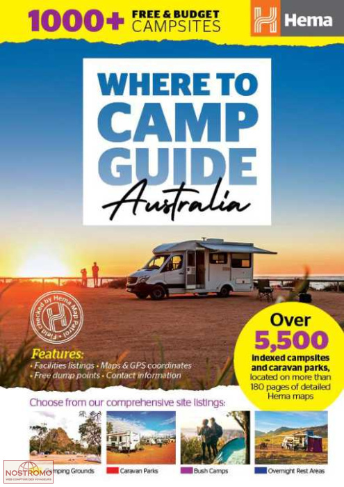 WHERE TO CAMP GUIDE | Hema travel atlas