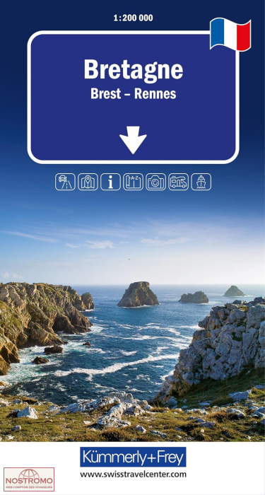 BRITTANY | Kummerly+Frey road map