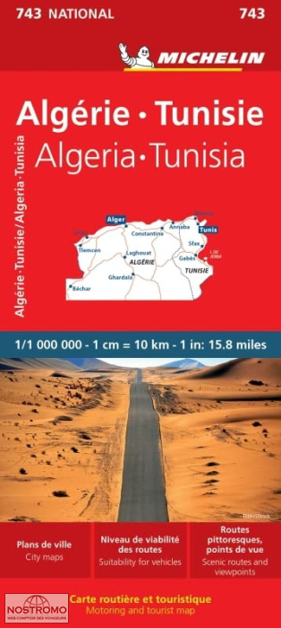 Michelin Algeria/Tunisia Map No 743 