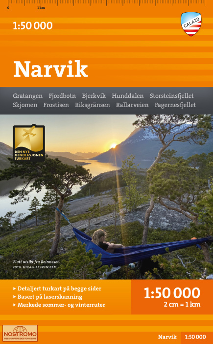 NARVIK | carte de randonnée Calazo
