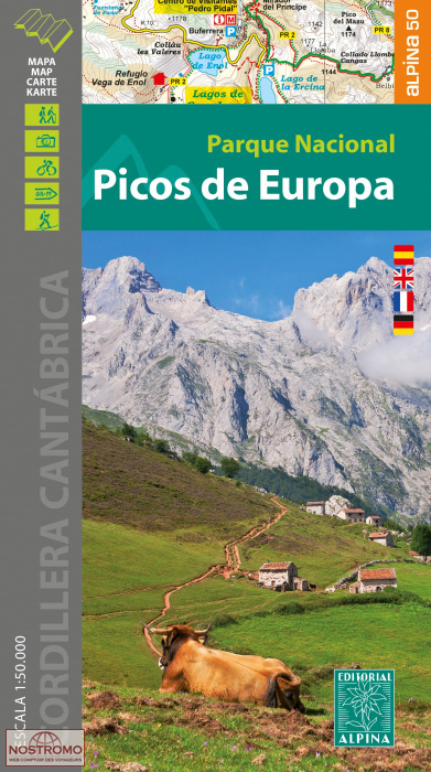 94 PICOS DE EUROPA | carte de randonnée Alpina