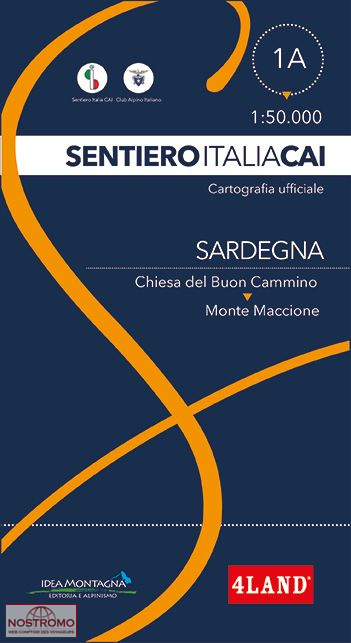1A SARDEGNA : CHIESA DEL BUON CAMMINO -  MONTE MACCIONE | 4Land hiking map