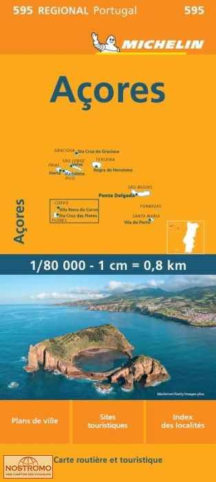 595 AÇORES | carte routière Michelin