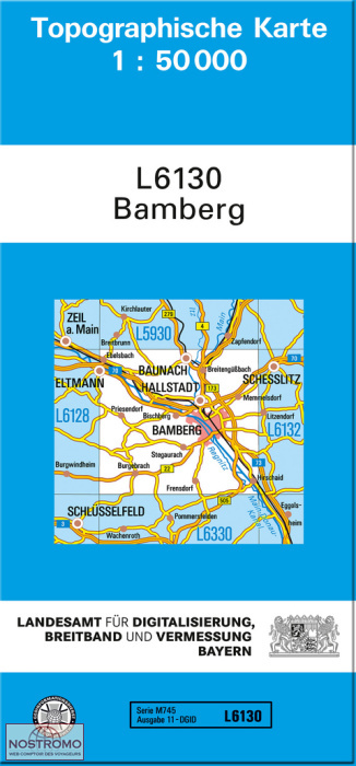 L6130 BAMBERG | carte topographique LDBV