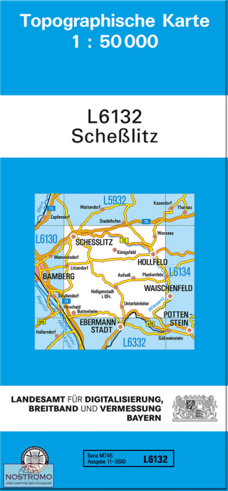 L6132 SCHESSITZ | carte topographique LDBV
