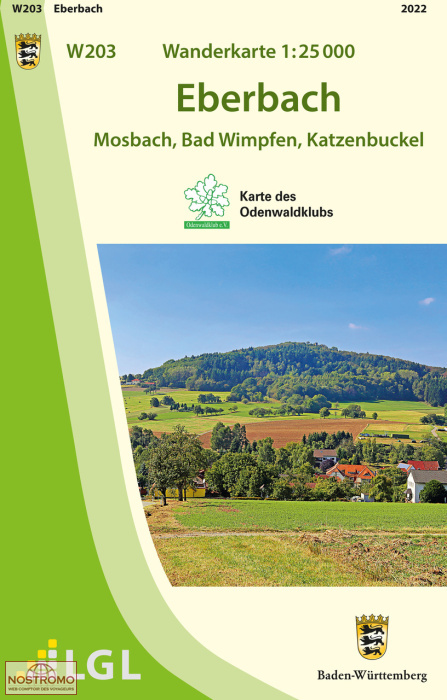W203 EBERBACH | LGL hiking map