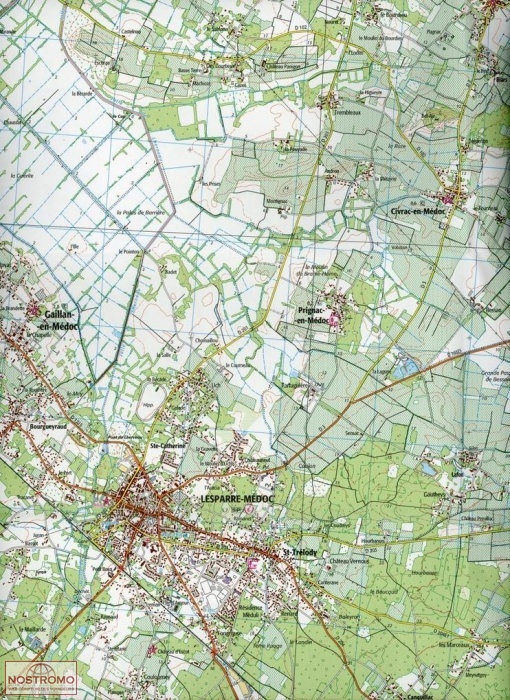 1433sb Lesparre Medoc Mortagne Sur Gironde Ign Hiking Map Nostromoweb