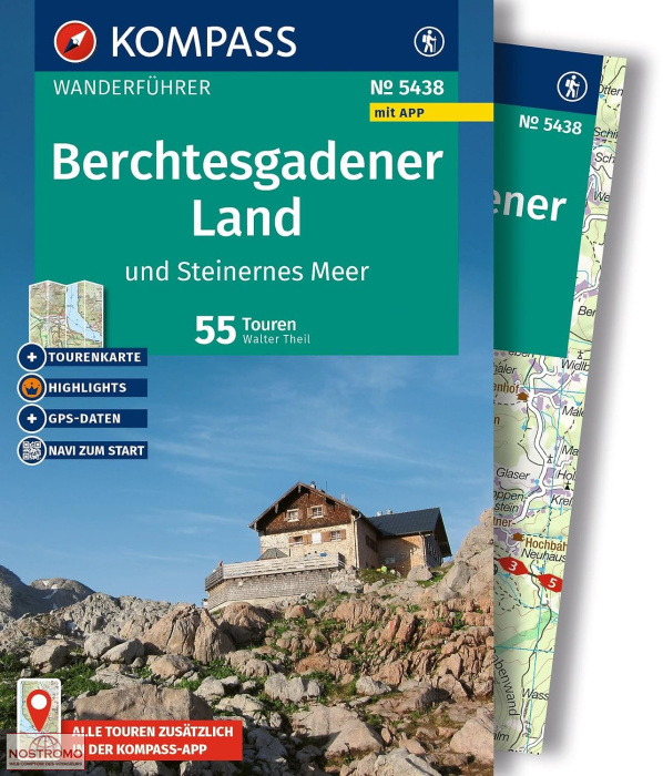 BERCHTESGADENER LAND | guide de randonnée Kompass