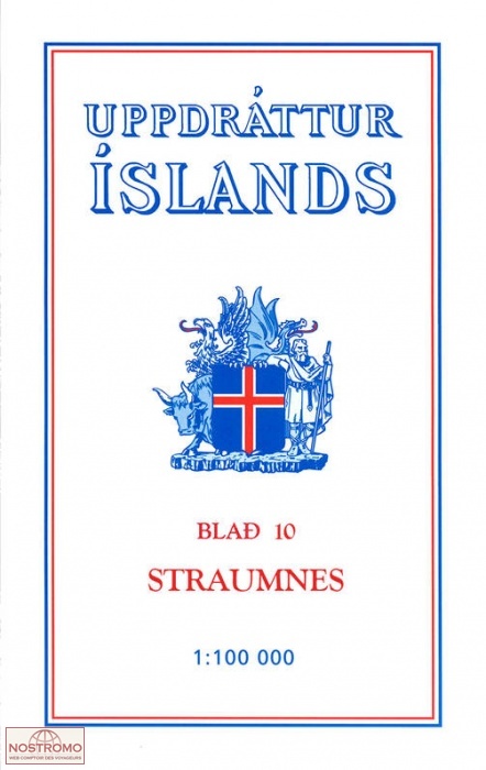 10 STRAUMNES | carte topographique Ferdakort