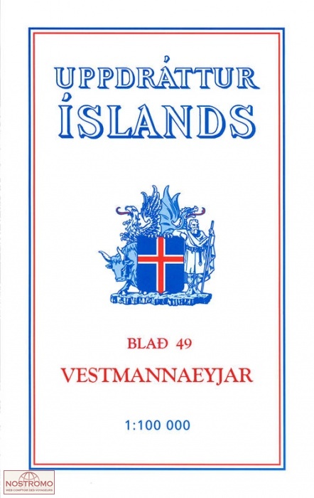 49 VESTMANNAEYJAR | carte topographique Ferdakort