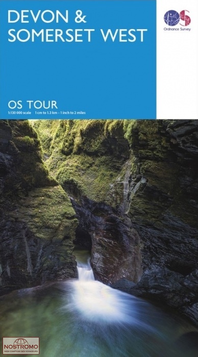 5 DEVON & SOMERSET WEST | OS travel map