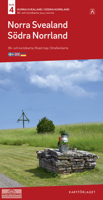 04 NORTH SVEALAND - SOUTH NORRLAND | Kartförlaget road map