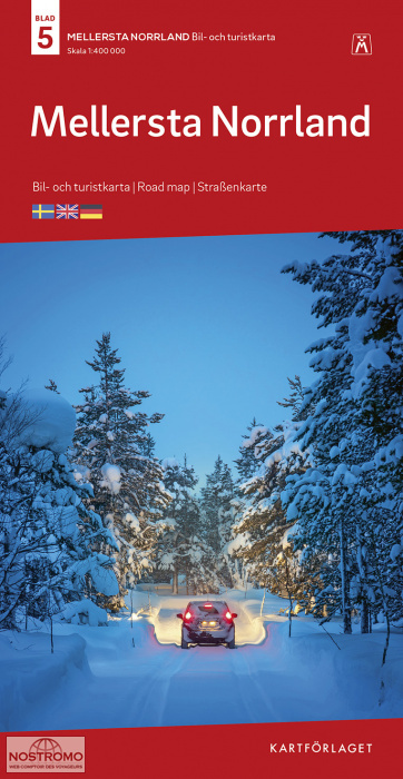 05 NORRLAND CENTRAL | Kartförlaget road map
