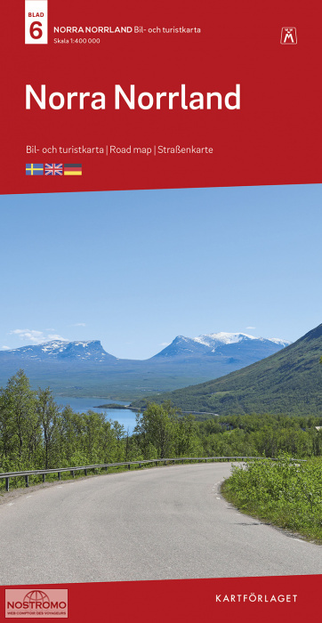 06 NORRLAND NORTH | Kartförlaget road map