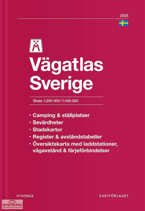 SWEDEN | Kartförlaget road atlas