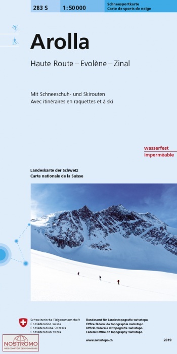 283S AROLLA | Swisstopo winter sports map