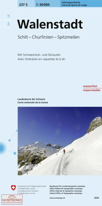237S WALENSTADT | Swisstopo winter sports map