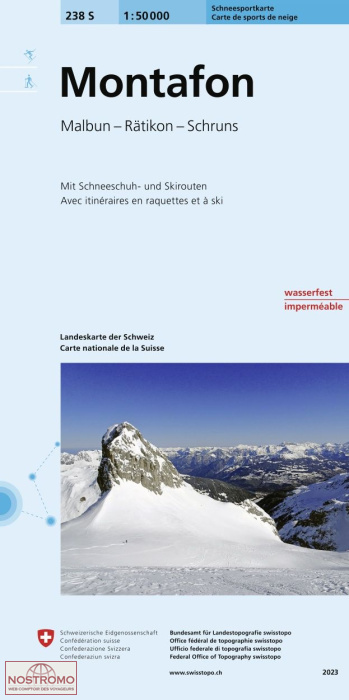 238S MONTAFON | Swisstopo winter sports map