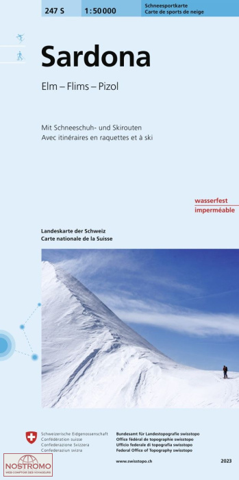 247S SARDONA | Swisstopo winter sports map
