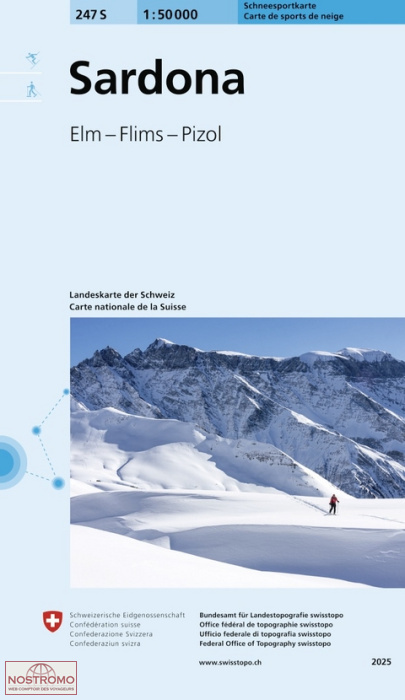 247S SARDONA | Swisstopo winter sports map