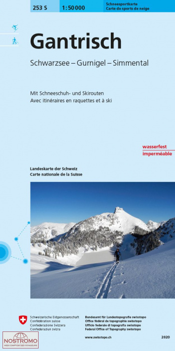 253S GANTRISCH | Swisstopo  winter sports map