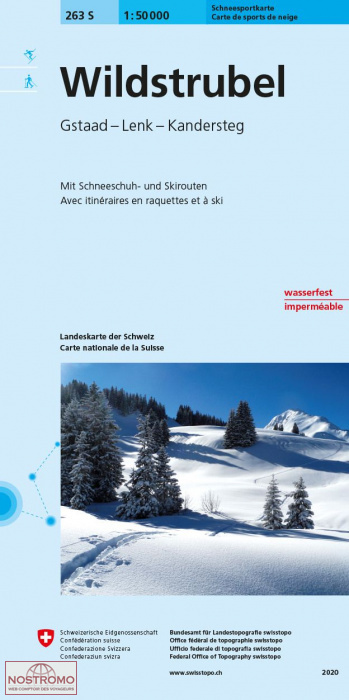 263S WILDSTRUBEL | Swisstopo winter sports map