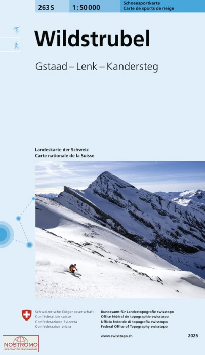 263S WILDSTRUBEL | Swisstopo winter sports map