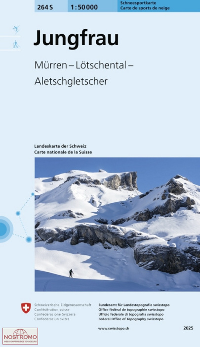 264S JUNGFRAU | Swisstopo winter sports map