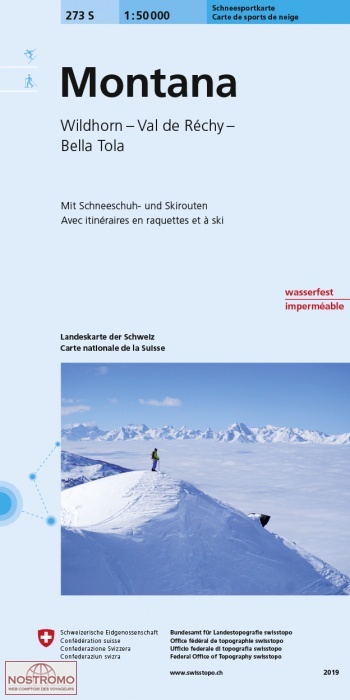 273S MONTANA | Swisstopo winter sports map