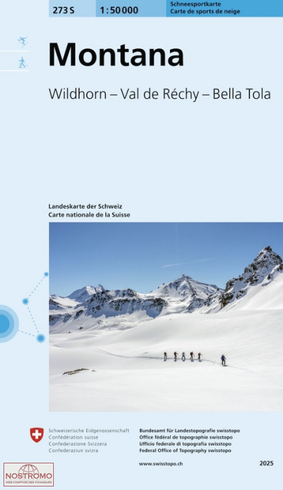 273S MONTANA | Swisstopo winter sports map