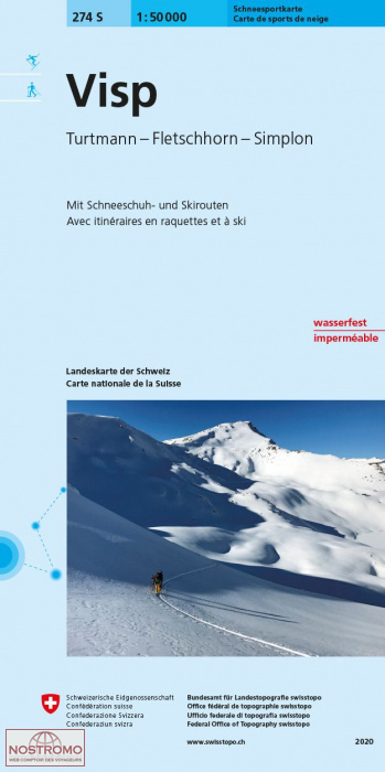 274S VISP | Swisstopo winter sports map