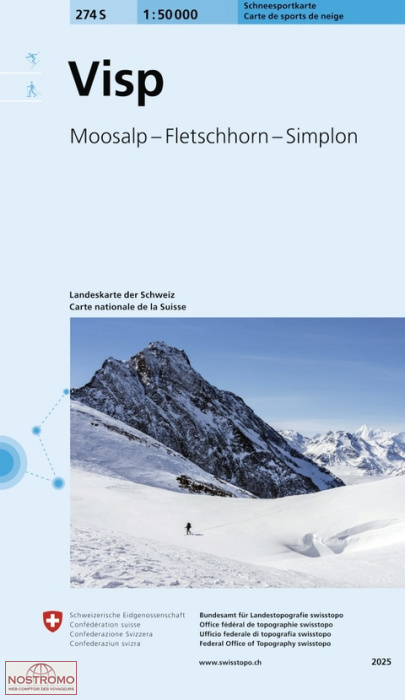 274S VISP | Swisstopo winter sports map