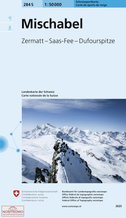 284S MISCHABEL | Swisstopo winter sports map