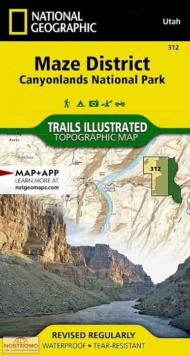 MAZE DISTRICT | National Geographic hiking map